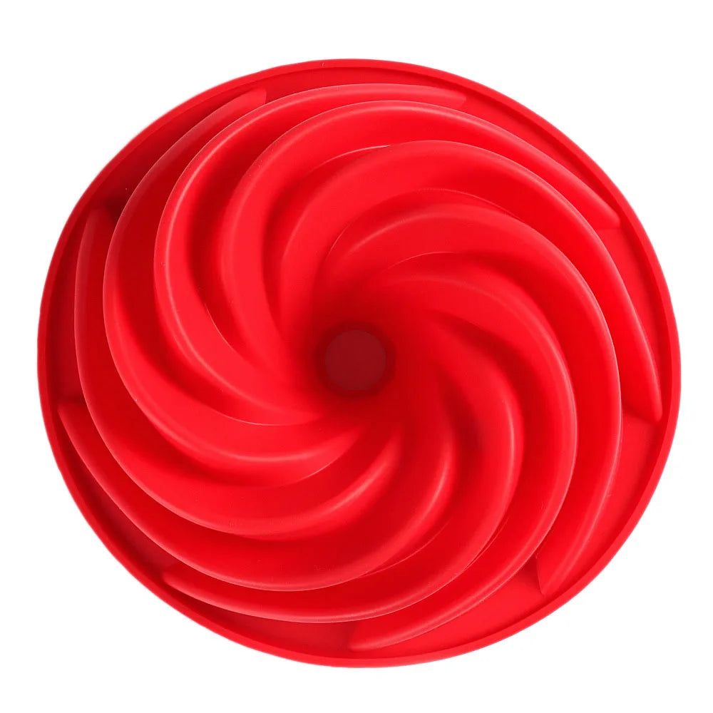 Moule à gâteau spirale 3D silicone