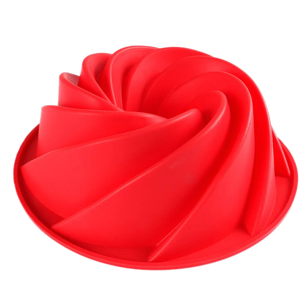 Moule à gâteau spirale 3D silicone